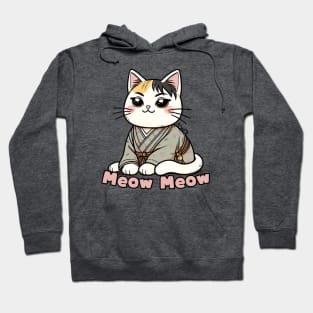 Japanese cat Kabuki Vintage cat Hoodie